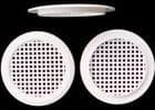 90mm OD ROUND VENT WITH 4mm TAIL Colour: White