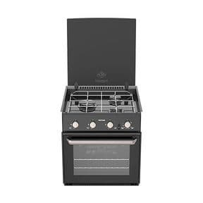 THETFORD Triplex Cooker 3 Burner, Grill & Oven w/ Glass Lid & 12 Volt Ignition