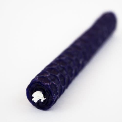Dark Blue Beeswax Spell Candle