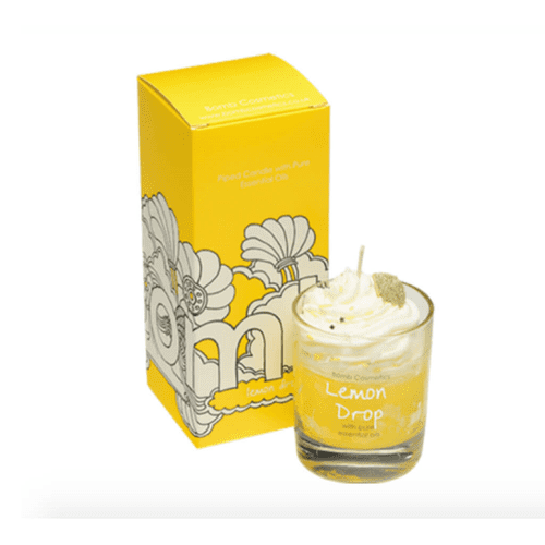 Lemon Drop Piped Candle by Bomb Cosmetics