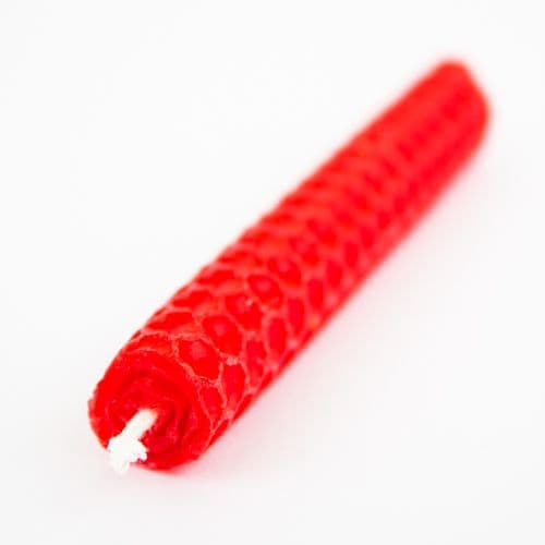Red Beeswax Spell Candle