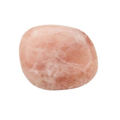 Strawberry Calcite Smooth Stone