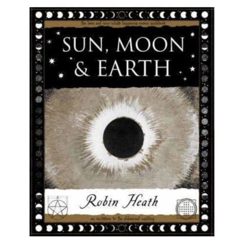 Sun Moon And Earth Wooden Book