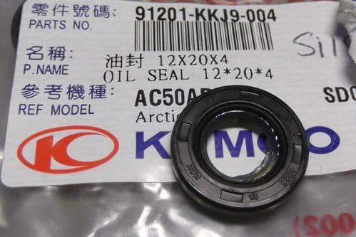 Genuine Kymco Oil Seal 12x20x4mm 91201-KKJ9-004