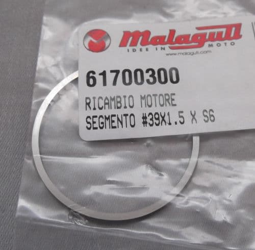 Genuine Malaguti Grizzly 10 / 12 Piston Ring 39mm x 1.5mm 617.003.00