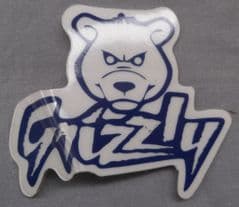 Genuine Malaguti Grizzly Decal (Blue Bear) 181.336.04G