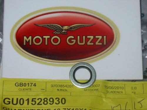 Genuine Moto Guzzi Oil Drain Plug Gasket Seal Dowty Washer 10.7mm GU01528930