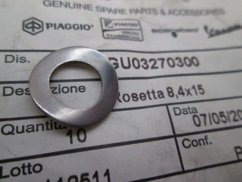 Genuine Moto Guzzi Stainless Steel Spring Washer 8.4x15 GU03270300
