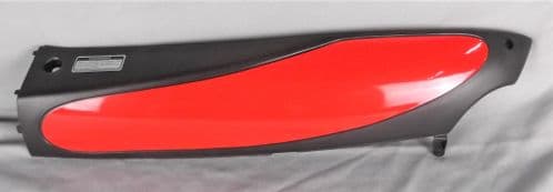 Kymco Cobra LH Lower Panel - Black / Red 83620-KEB7-3150-NH001H