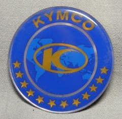 Kymco Gel Decal 46mm Blue / Gold 86030-KKC4-900-T01