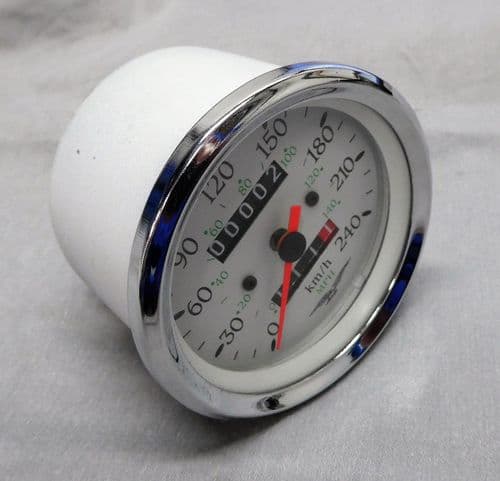 Moto Guzzi California EV Speedometer - White 02761500