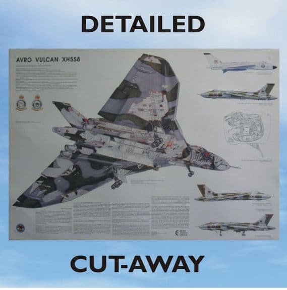 Cut-away Illustration of Vulcan XH558
