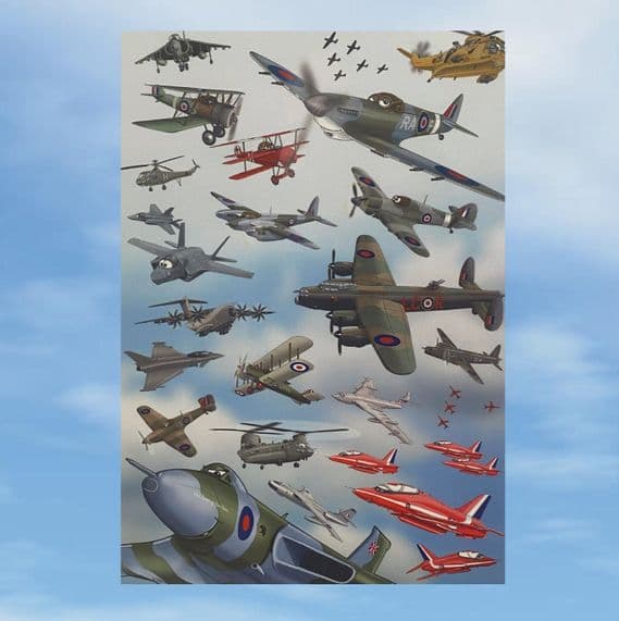 Greetings Cards - RAF Iconic Aircraft