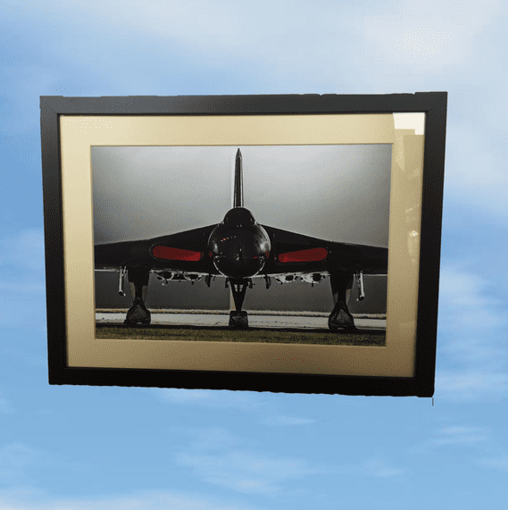 Stunner Framed Photo Print - Vulcan XH558 Ground View