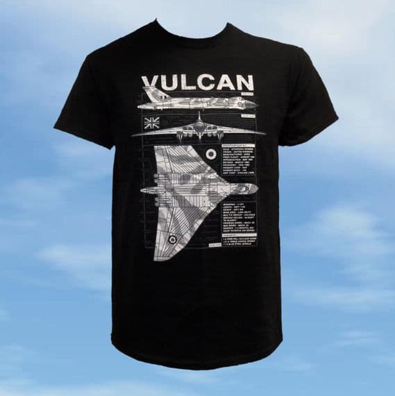 T-Shirt - Black - Vulcan Blueprint
